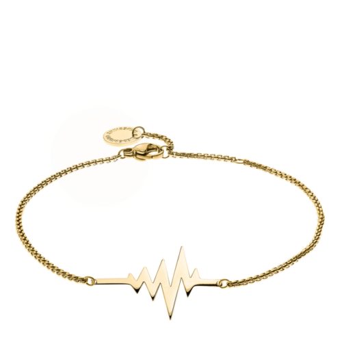 Liebeskind Berlin - Heartbeat Bracelet, Gelb, Größe 17