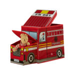 Sitzbox Feuerwehrauto (rot)
