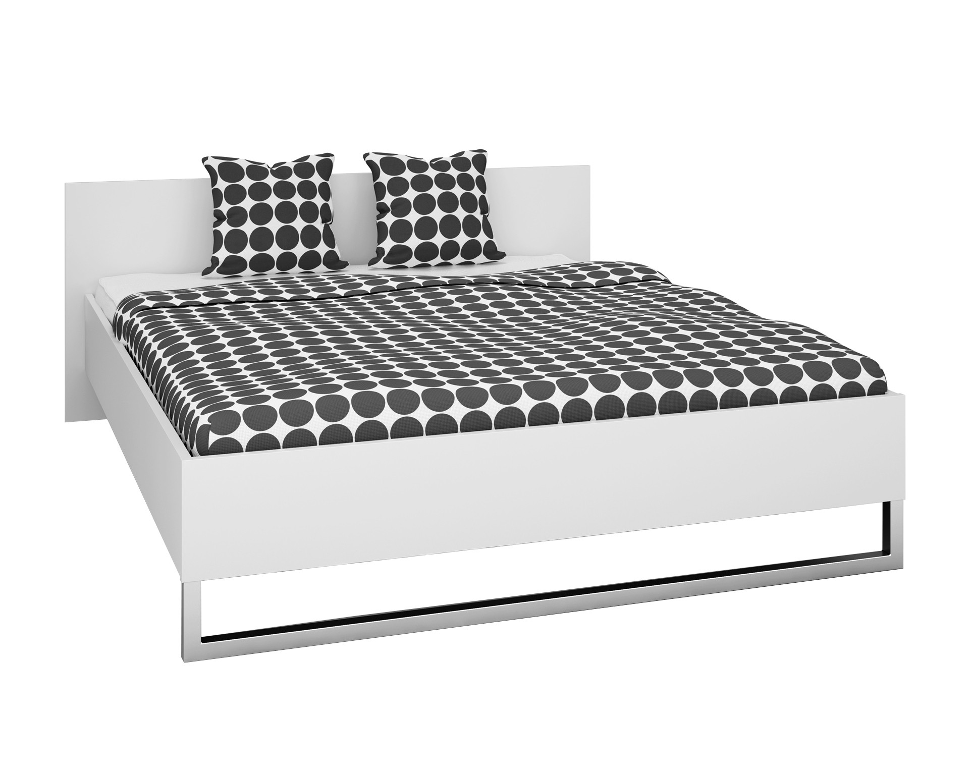 Bett Style (140x200, weiß)