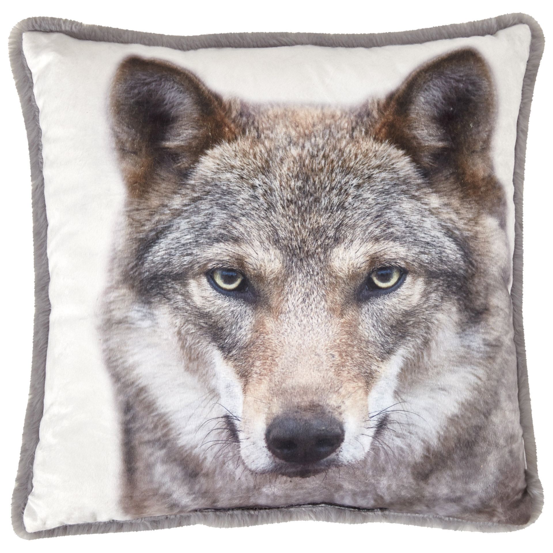 Zierkissen Wolf (45x45)