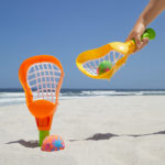 Beachlacrosse-Set (2 Schläger, 2 Bälle)