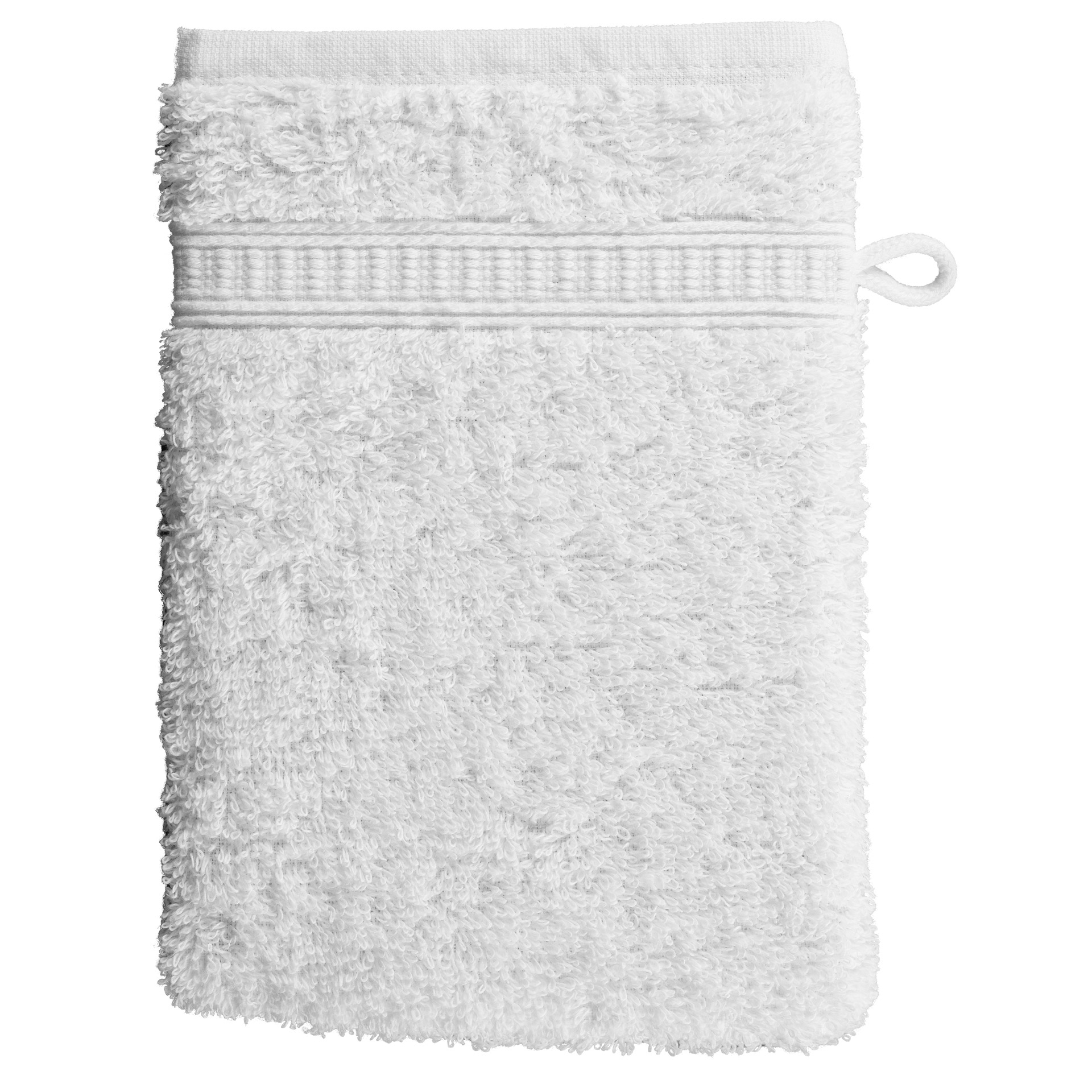 Waschhandschuh KRONBORG® de Luxe (16x21, weiß)