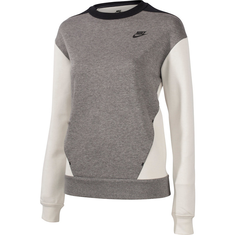 Nike TECH FLEECE CREW CAB - Damen Shirts & Tops