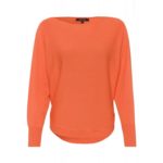Pullover, Fledermausärmel, orange
