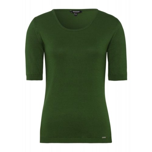 Feinstrick-Pullover, grün