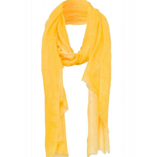leichter Schal, gelb