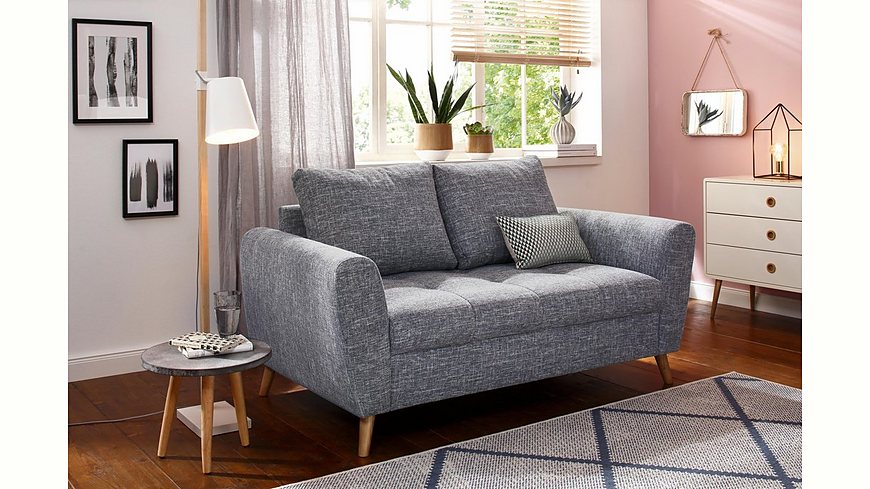 Home affaire 2-Sitzer »Penelope« mit feiner Steppung im skandinavischem Design