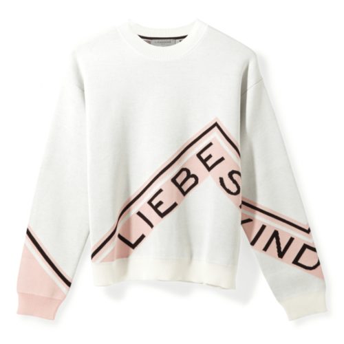 Liebeskind Berlin - Pullover mit Print, Weiß, Größe S