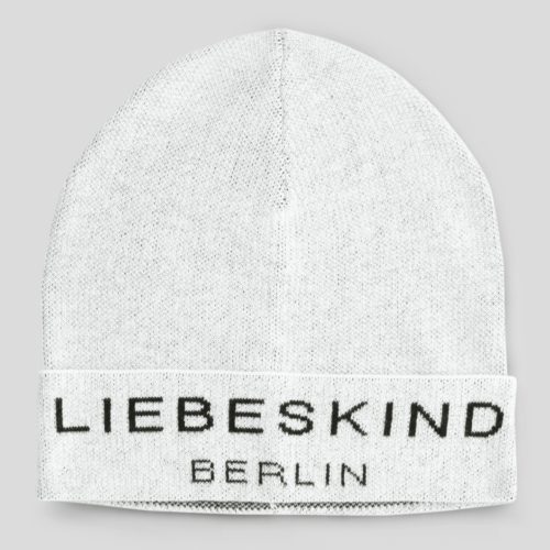 Liebeskind Berlin - Mütze mit Labelschriftzug, Weiß