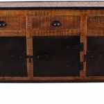 SIT Sideboard »Iron«, Mangoholz mit Schmiedeeisen, mit 3 Türen und 3 Schubalden, Breite 140 cm