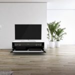 SPECTRAL TV-Lowboard »just-racks JRL1101S« mit stoffbespannter Klappe, Breite 110 cm