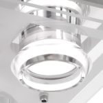EEK A+, LED-Deckenleuchte Moody - Metall / Acrylglas - 4, Action