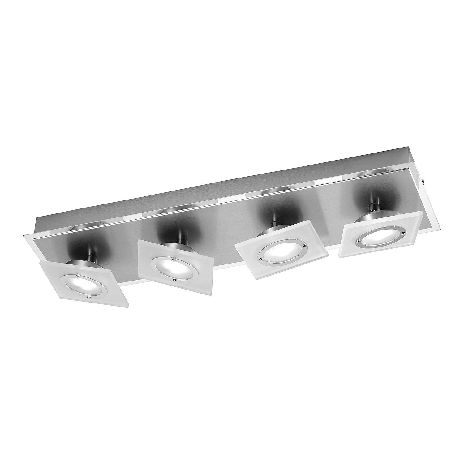 EEK A++, LED-Deckenleuchte Rotator - Aluminium - Silber, Paul Neuhaus