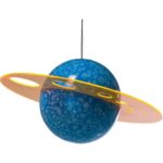 Deko Objekt Planet Blau +Orange