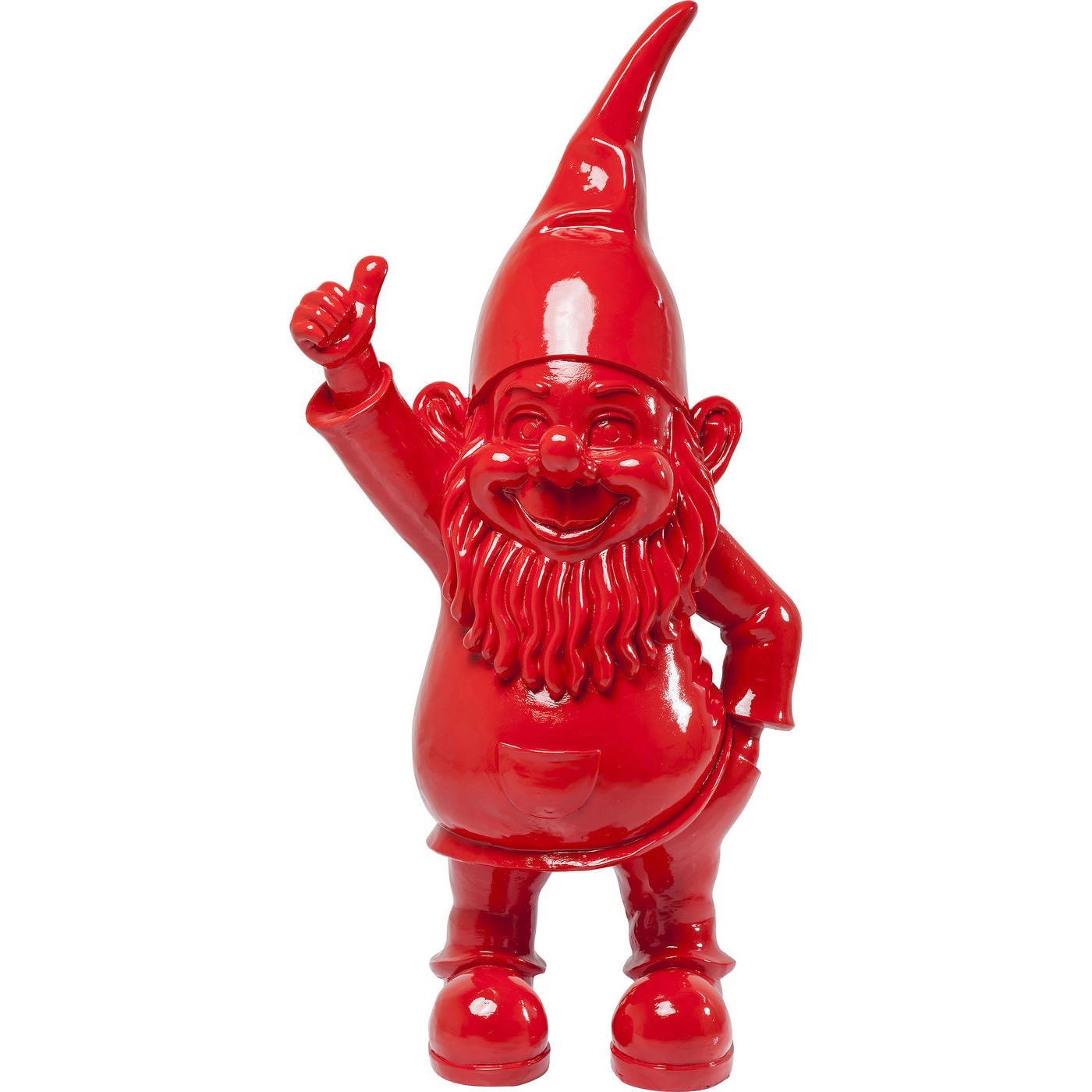 Deko Figur Zwerg rot 152cm