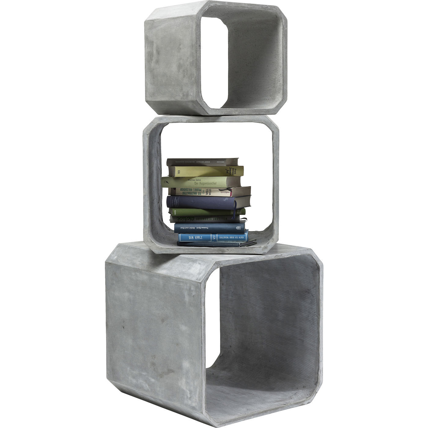 Cuben Square Concrete Beton (3/Set)