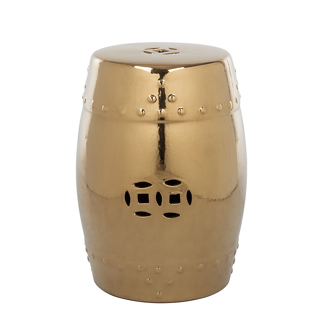 Keramikhocker Ming - Gold, Safavieh