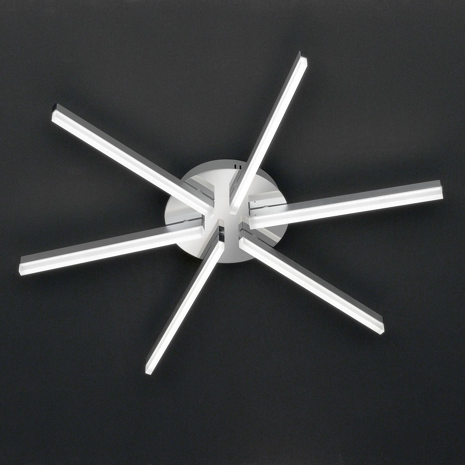 EEK A+, LED-Deckenleuchte Horton - Metall / Acrylglas, Wofi