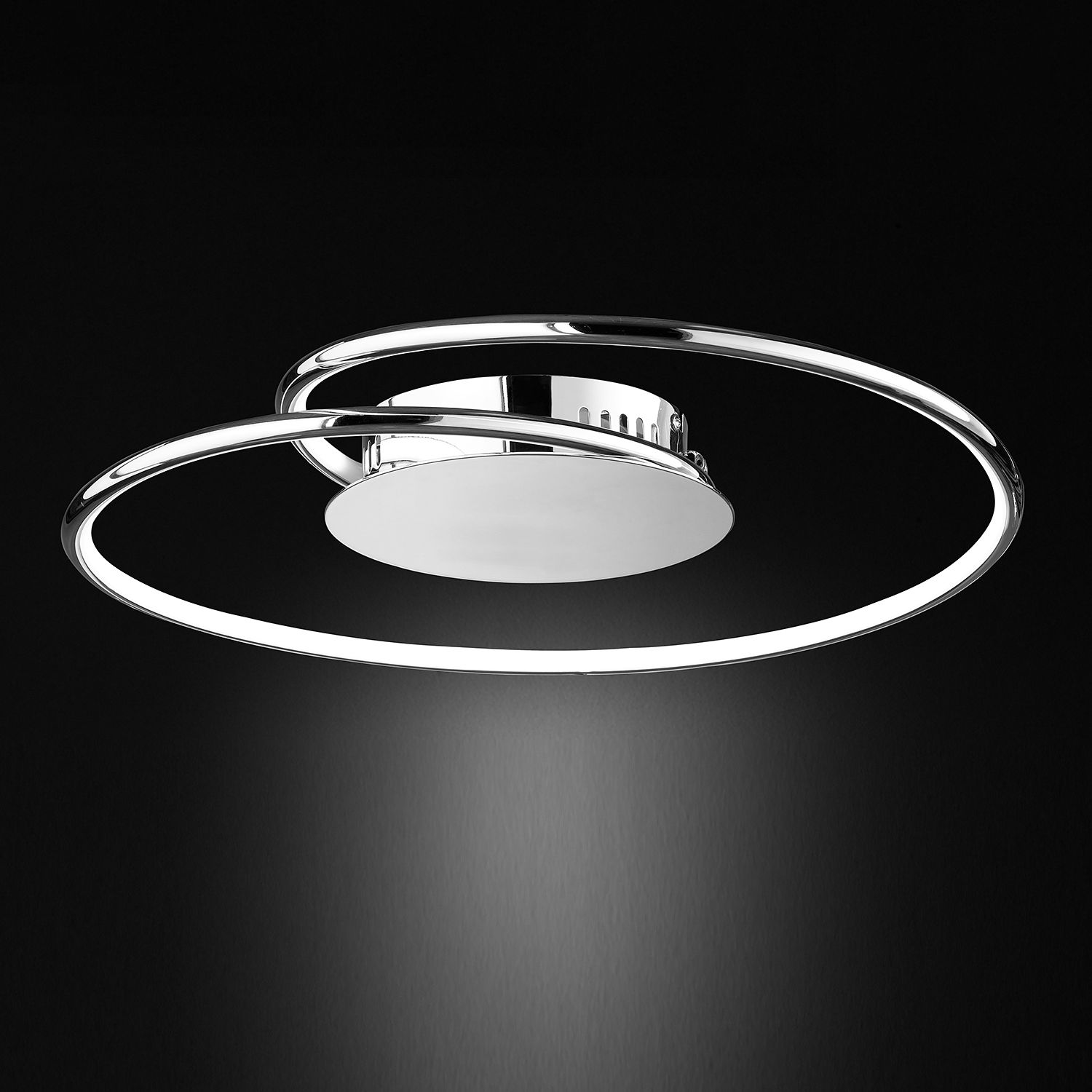 EEK A+, LED-Deckenleuchte Louisa - Acrylglas / Stahl - 1-flammig - 45, Wofi