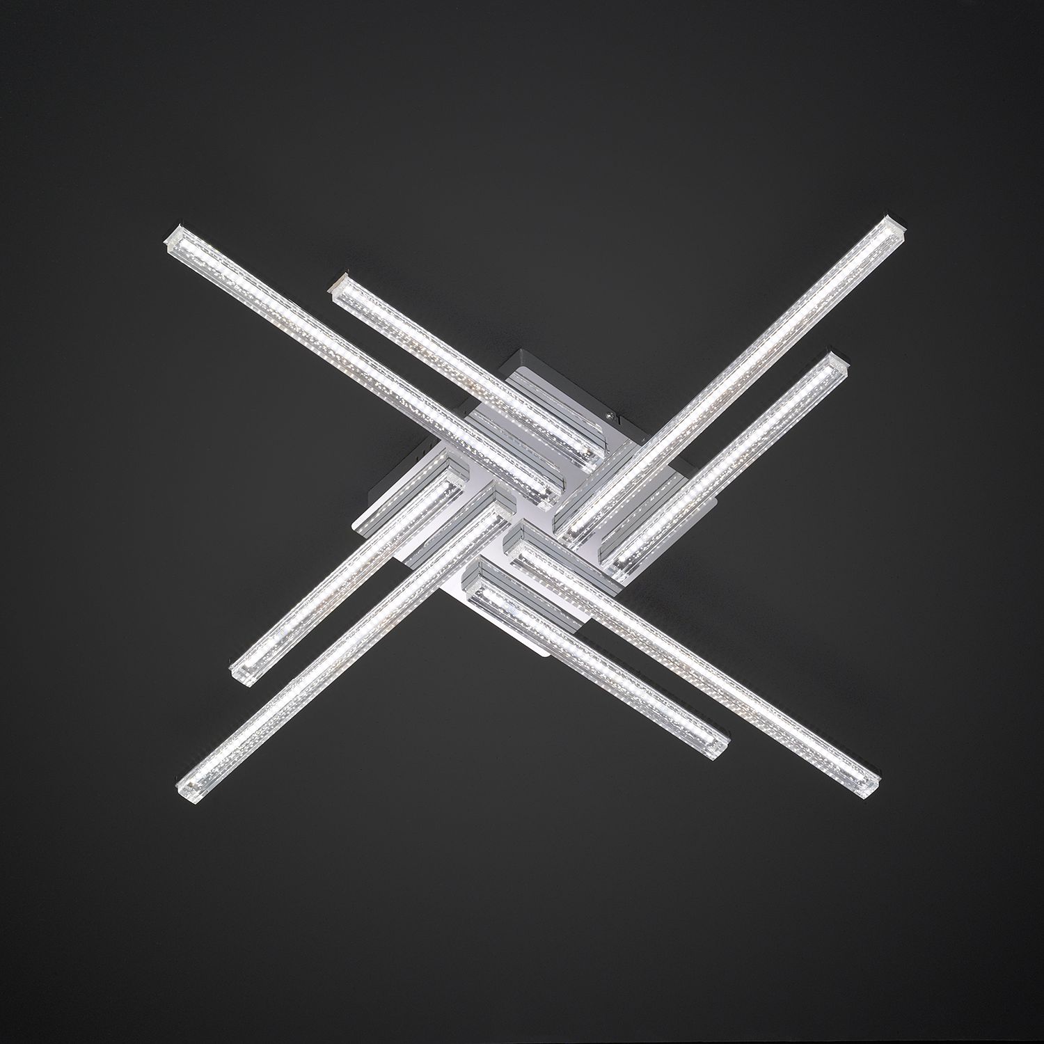 EEK A+, LED-Deckenleuchte Sorel - Metall / Acrylglas, Wofi