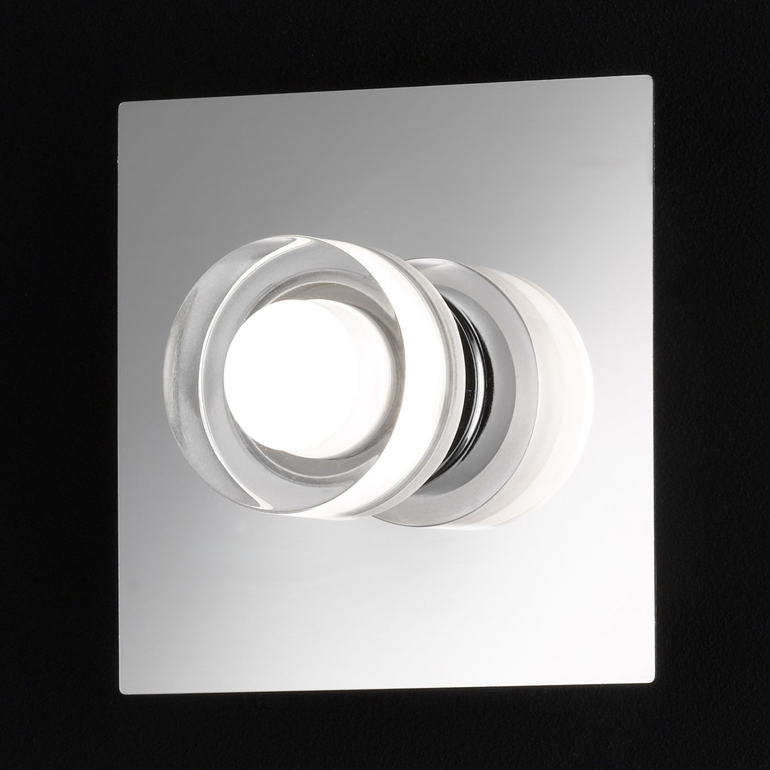 EEK A+, LED-Wandleuchte Lorient - Acrylglas / Metall - 1-flammig, SPA line