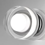 EEK A+, LED-Wandleuchte Lorient - Acrylglas / Metall - 1-flammig, SPA line