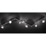 EEK A+, LED-Deckenleuchte Morgan - Metall / Acrylglas - 6, Action