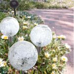 Solarleuchten-Set 3 Glaskugeln - 9 cm Durchmesser, Pure Day