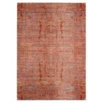 Teppich Abella Vintage - Kunstfaser - Rot / Beige - 91 x 152 cm, Safavieh
