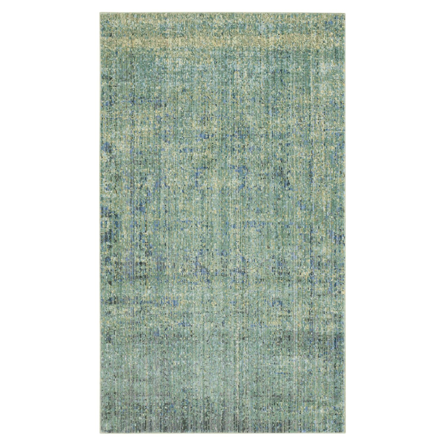 Teppich Lulu Vintage - Kunstfaser - Grün / Blau - 91 x 152 cm, Safavieh