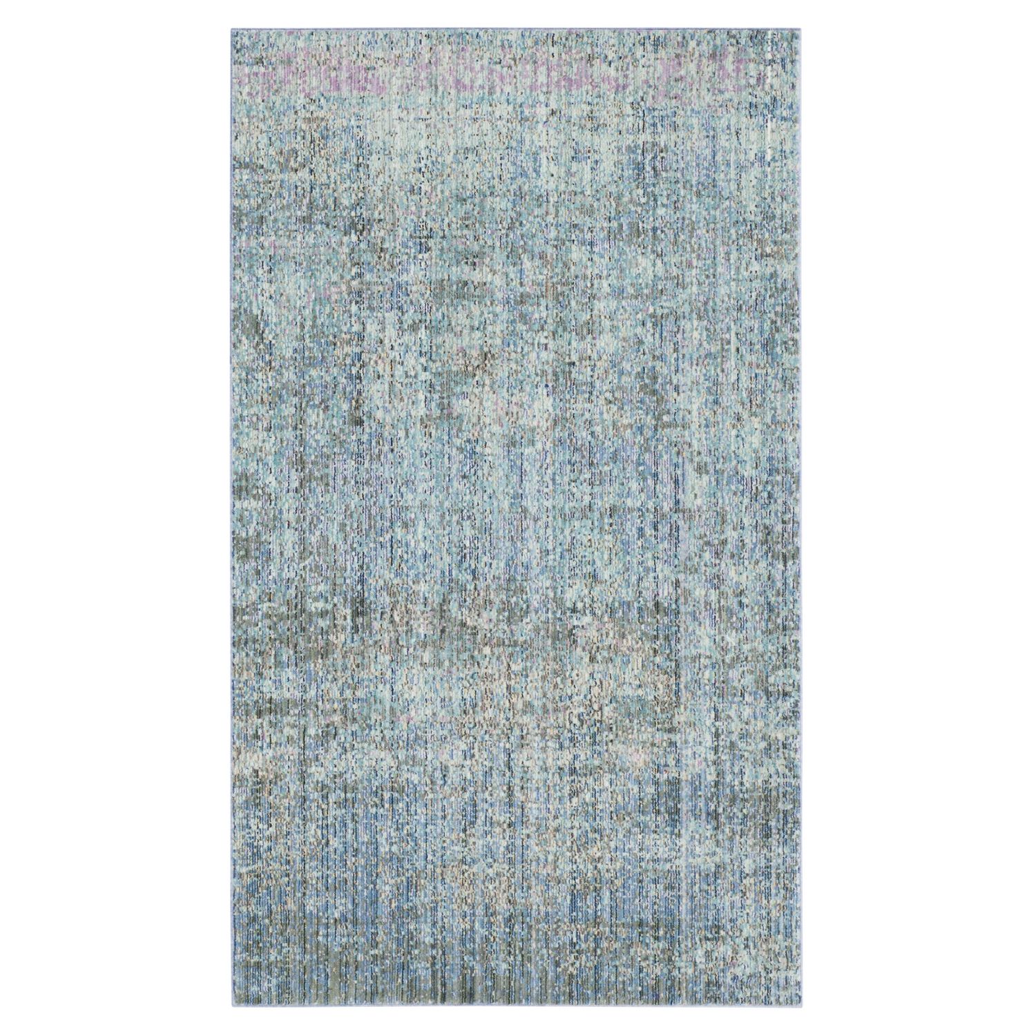 Teppich Lulu Vintage - Kunstfaser - Lila / Khaki - 91 x 152 cm, Safavieh