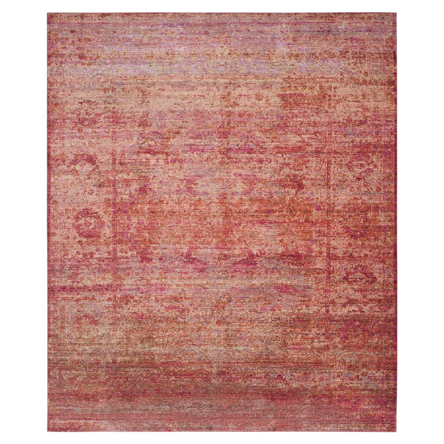 Teppich Lulu Vintage - Kunstfaser - Rot / Karamell - 121 x 182 cm, Safavieh