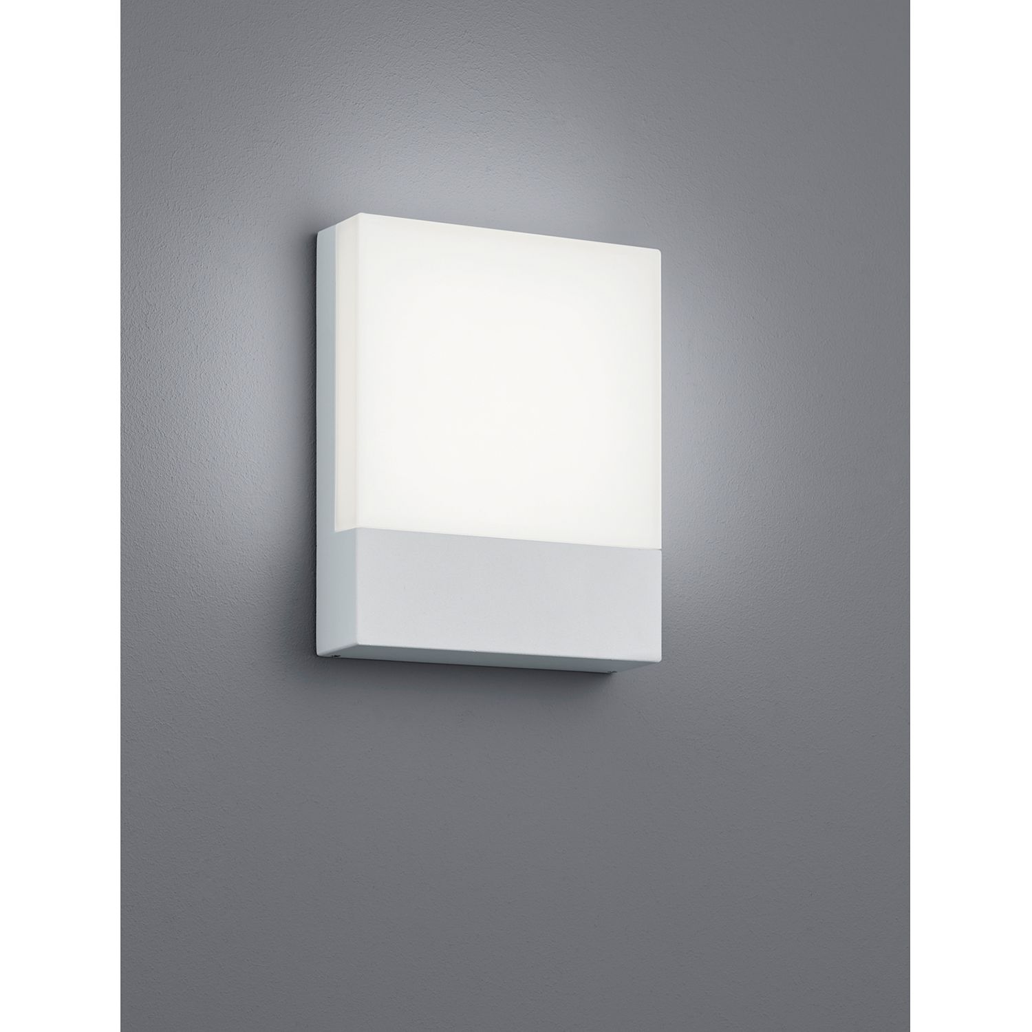 EEK A+, LED-Wandleuchte Pecos - Acrylglas / Aluminium - 1-flammig - Weiß, Trio