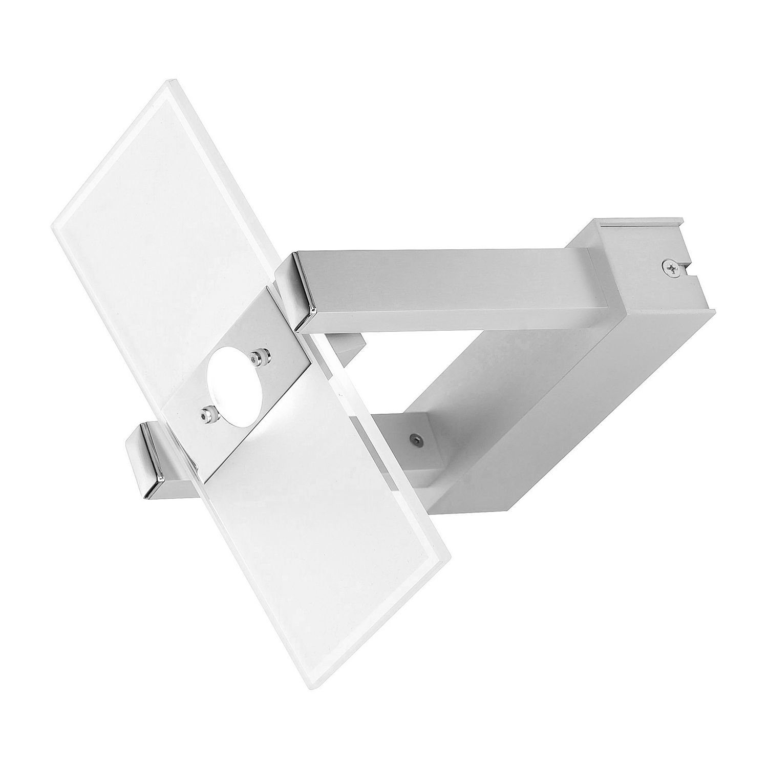 EEK A++, LED-Wandleuchte Pukka - Aluminium - Silber, Paul Neuhaus