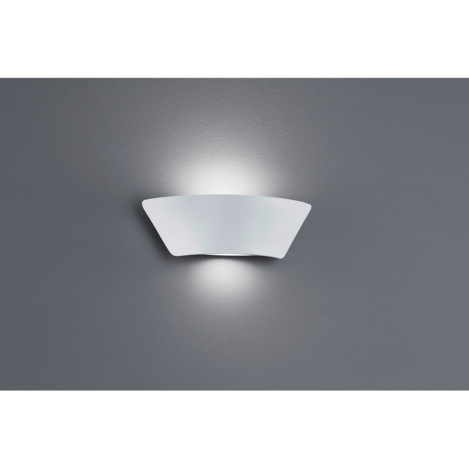 EEK A+, LED-Wandleuchte Sacramento - Acrylglas / Aluminium - 1-flammig - Matt Weiß, Trio