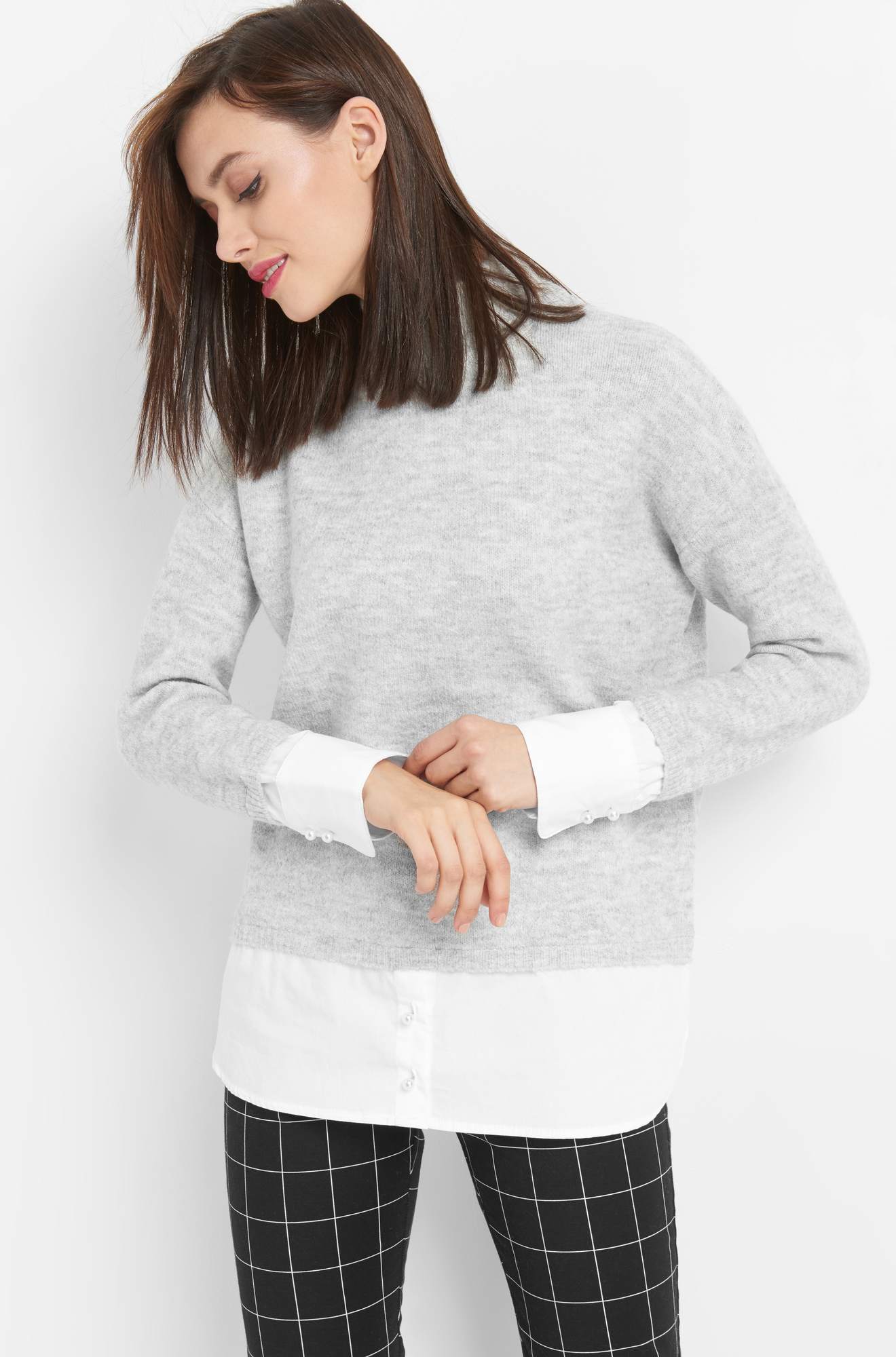 Pullover im Layer-Style
