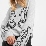 Oversize Pullover mit Print