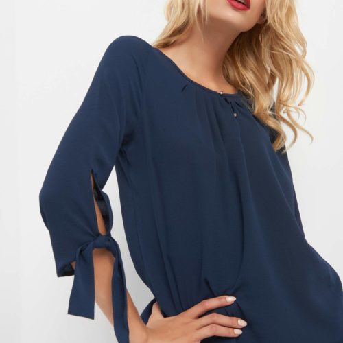 ¾-Bluse mit Cut-Outs