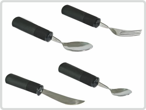 Besteck-Set, 4tlg. Good Grips - Messer, Gabel, Esslöffel und Teelöffel