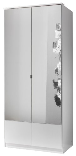 Wimex Kleiderschrank/ Drehtürenschrank Imago, 2 Türen, (B/H/T) 90 x 199 x 58 cm, Weiß