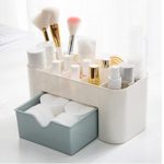Danapp Kosmetik-Aufbewahrungsbox Schublade Kunststoff Schreibtisch Kommode Kosmetik Finish Regal Organizer Sparen Platz…