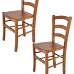 t m c s Tommychairs - 2er Set Stühle Venice für Küche und Esszimmer, robuste Struktur aus lackiertem Buchenholz im…